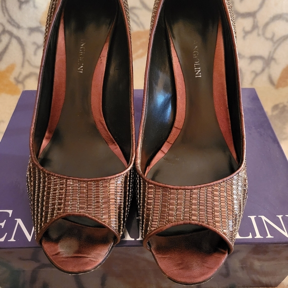 Enzo Angiolini 8.5M Open Toe 4" Heels - Picture 3 of 8